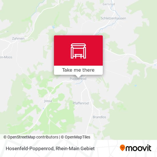 Hosenfeld-Poppenrod map