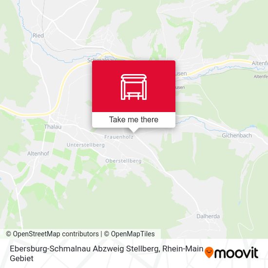 Ebersburg-Schmalnau Abzweig Stellberg map