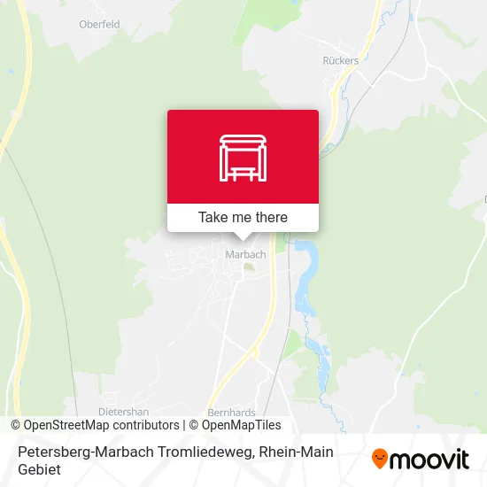 Карта Petersberg-Marbach Tromliedeweg