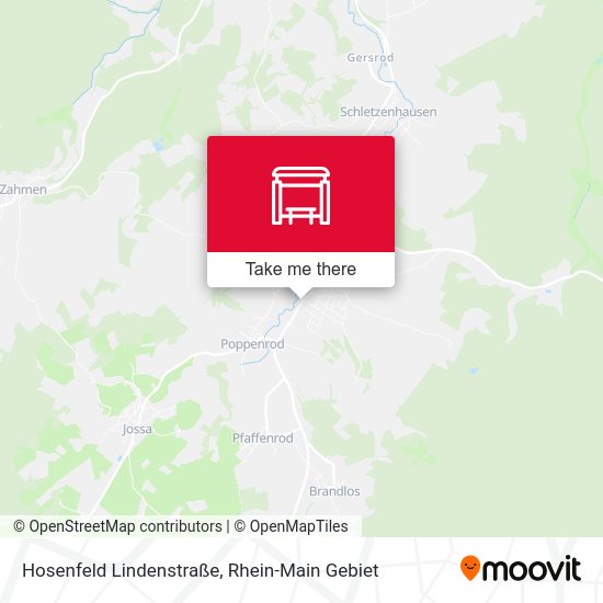 Hosenfeld Lindenstraße map