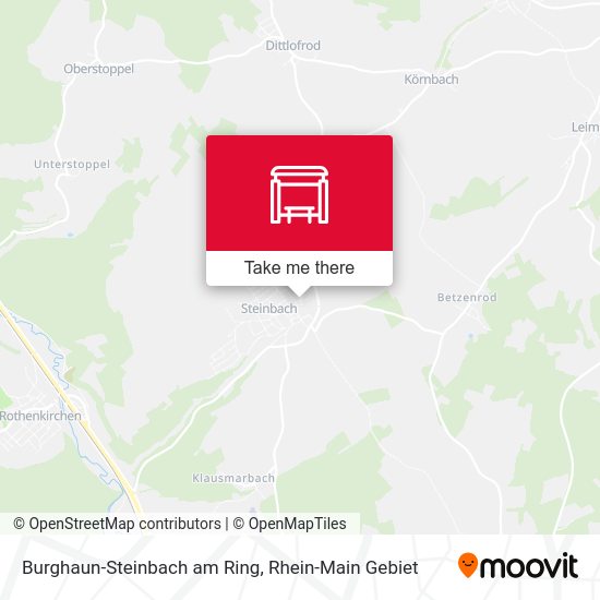 Burghaun-Steinbach am Ring map