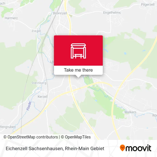 Карта Eichenzell Sachsenhausen