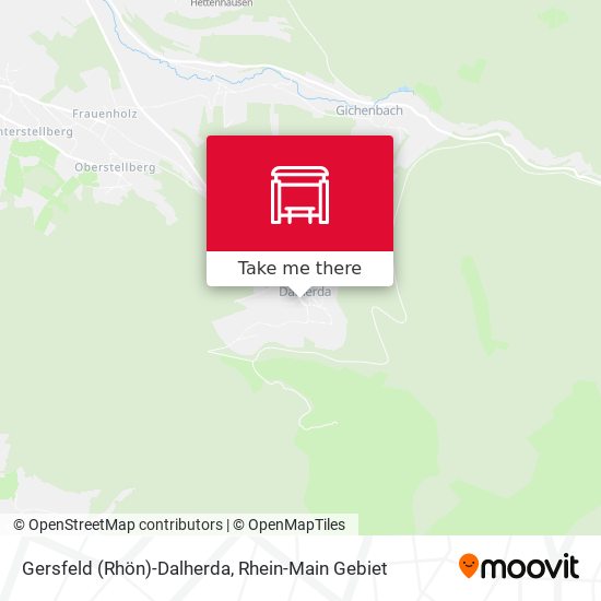 Gersfeld (Rhön)-Dalherda map