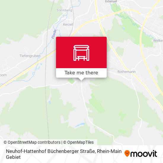 Neuhof-Hattenhof Büchenberger Straße map