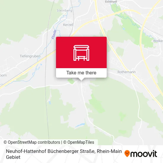 Карта Neuhof-Hattenhof Büchenberger Straße