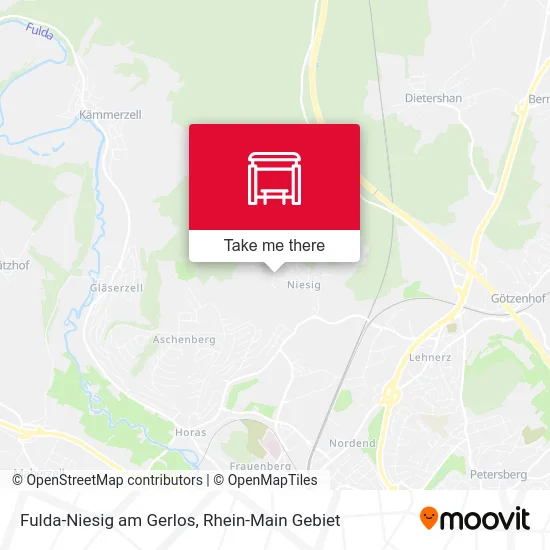 Карта Fulda-Niesig am Gerlos