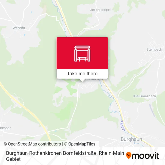 Карта Burghaun-Rothenkirchen Bornfeldstraße