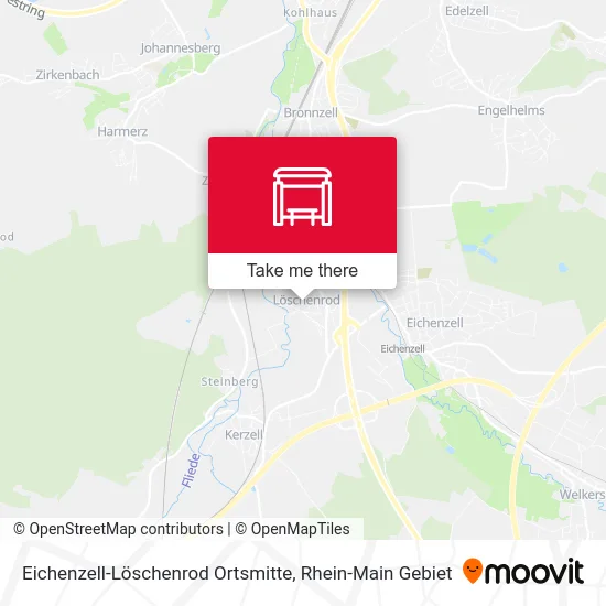 Карта Eichenzell-Löschenrod Ortsmitte