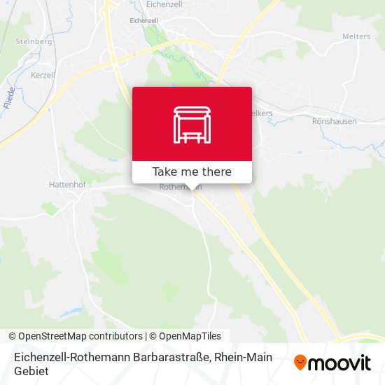 Eichenzell-Rothemann Barbarastraße map