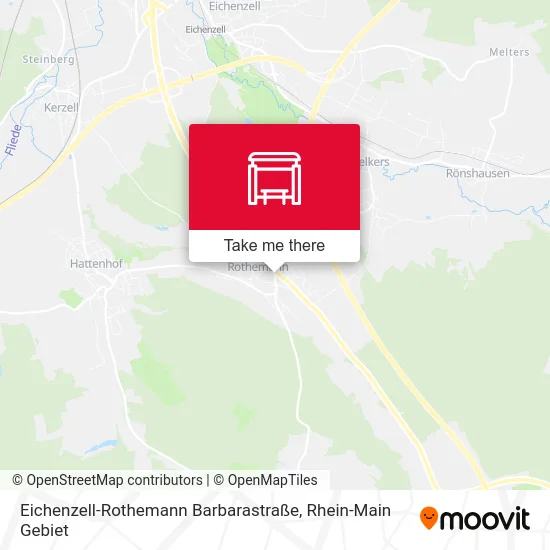 Карта Eichenzell-Rothemann Barbarastraße