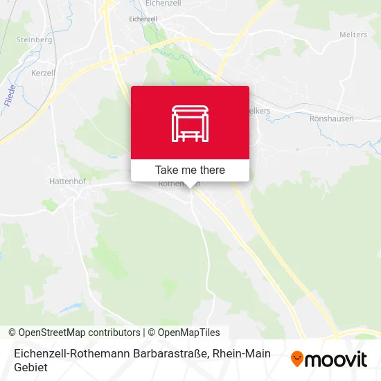 Карта Eichenzell-Rothemann Barbarastraße