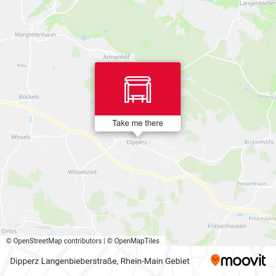 Карта Dipperz Langenbieberstraße
