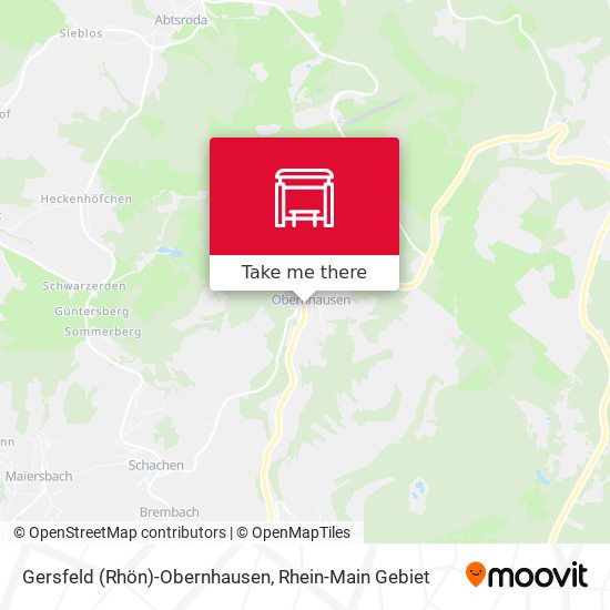 Gersfeld (Rhön)-Obernhausen map