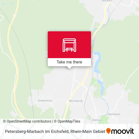Petersberg-Marbach Im Eichsfeld map