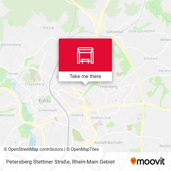 Карта Petersberg Stettiner Straße