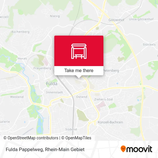 Карта Fulda Pappelweg