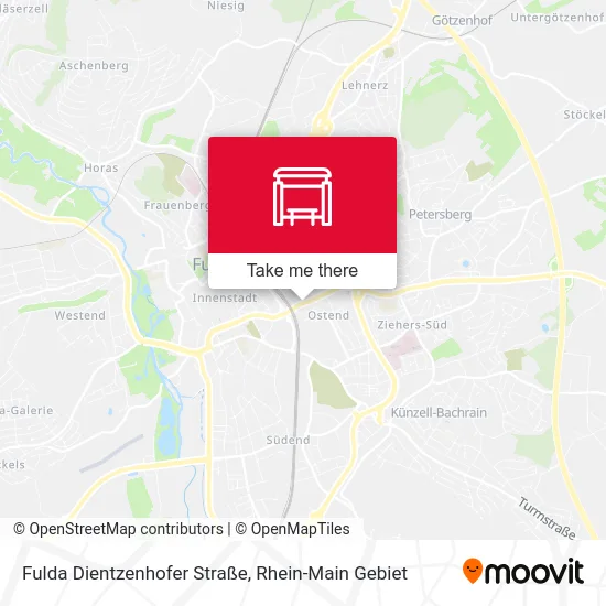 Карта Fulda Dientzenhofer Straße