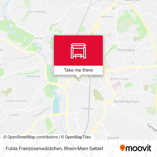 Карта Fulda Franzosenwäldchen