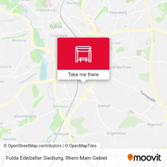 Карта Fulda Edelzeller Siedlung