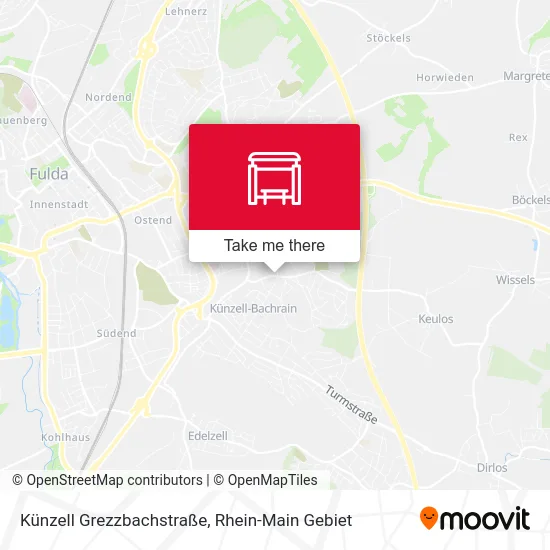 Карта Künzell Grezzbachstraße