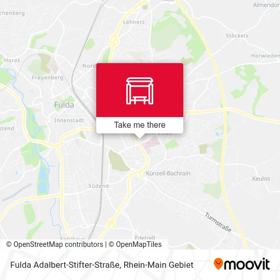 Карта Fulda Adalbert-Stifter-Straße