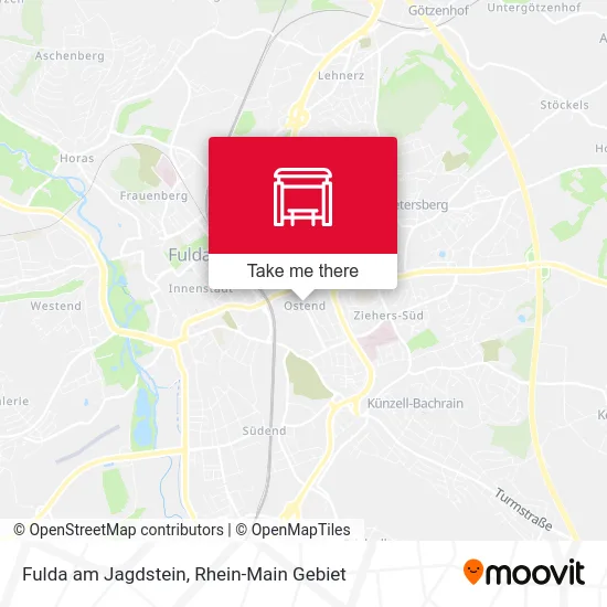 Карта Fulda am Jagdstein