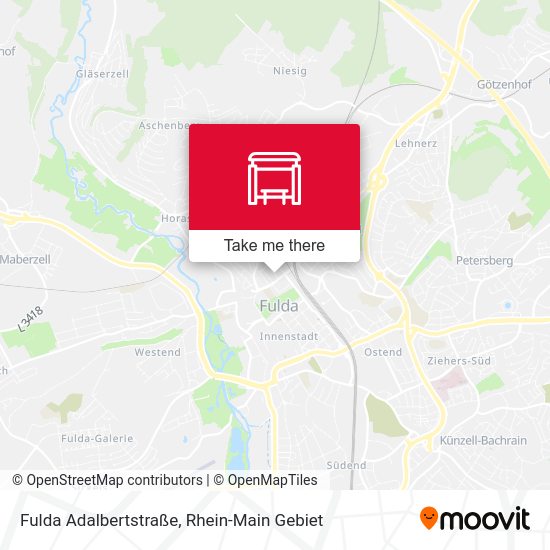 Fulda Adalbertstraße map