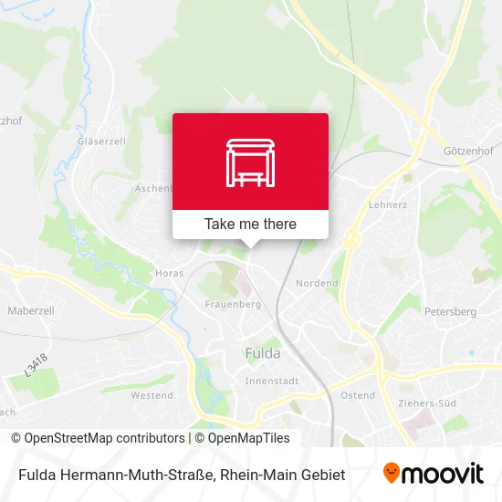 Карта Fulda Hermann-Muth-Straße