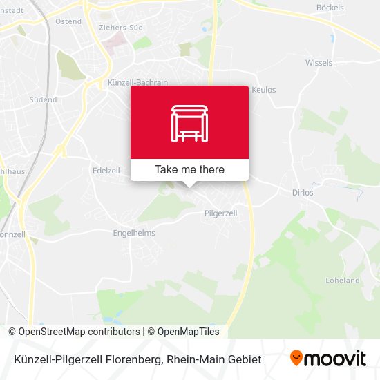 Künzell-Pilgerzell Florenberg map