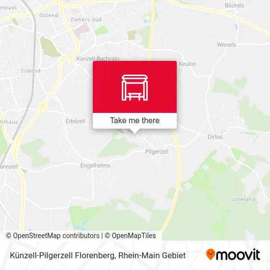 Карта Künzell-Pilgerzell Florenberg