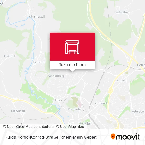Карта Fulda König-Konrad-Straße