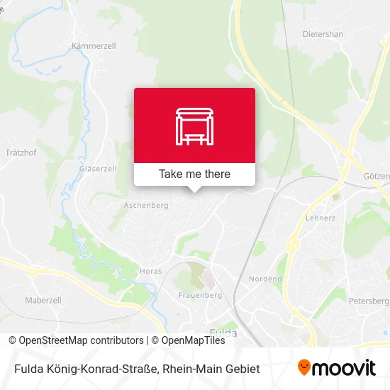 Карта Fulda König-Konrad-Straße