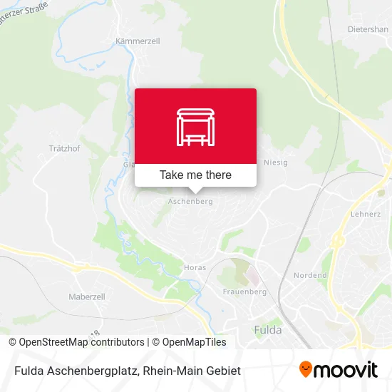 Карта Fulda Aschenbergplatz