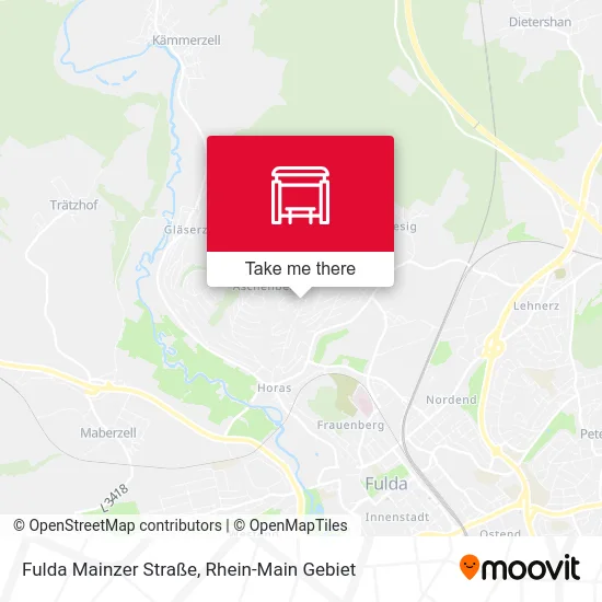 Fulda Mainzer Straße map