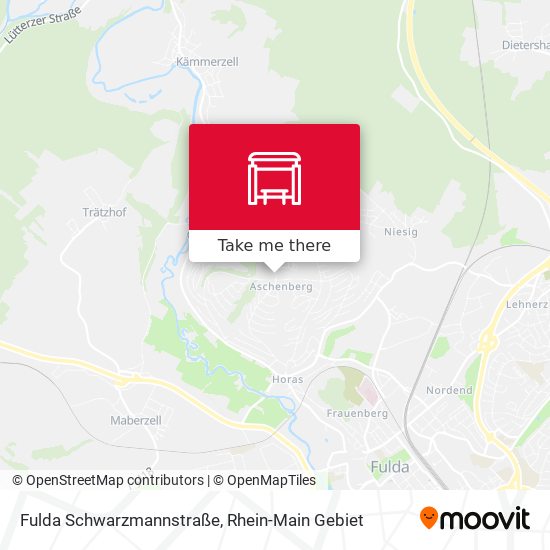 Fulda Schwarzmannstraße map