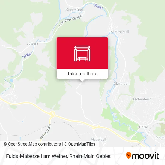 Карта Fulda-Maberzell am Weiher