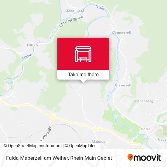 Карта Fulda-Maberzell am Weiher