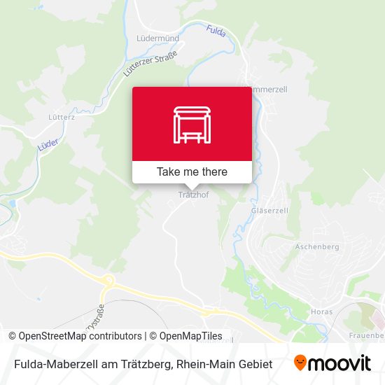 Fulda-Maberzell am Trätzberg map