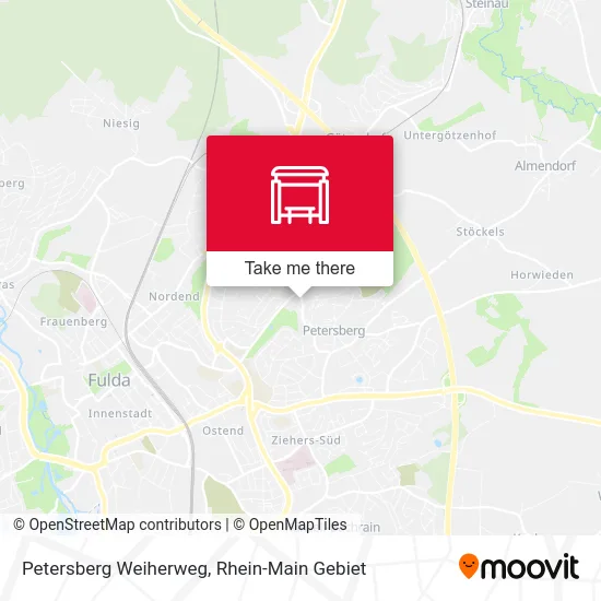Карта Petersberg Weiherweg