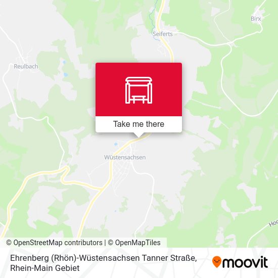 Ehrenberg (Rhön)-Wüstensachsen Tanner Straße map
