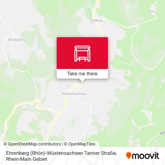 Ehrenberg (Rhön)-Wüstensachsen Tanner Straße map