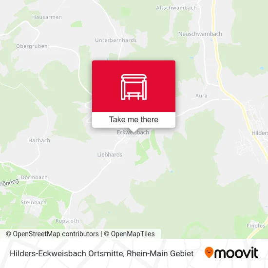 Карта Hilders-Eckweisbach Ortsmitte