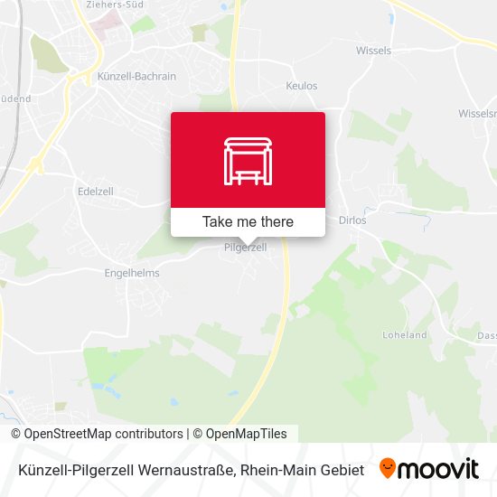 Künzell-Pilgerzell Wernaustraße map
