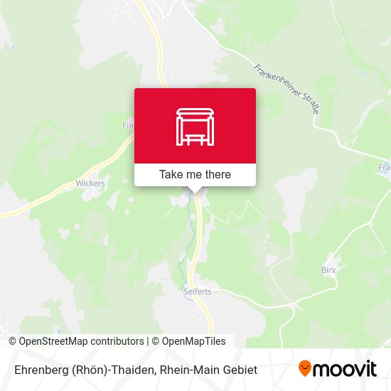 Ehrenberg (Rhön)-Thaiden map