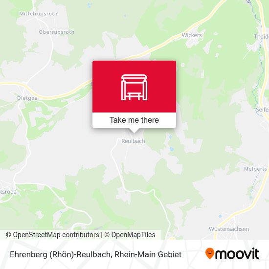 Ehrenberg (Rhön)-Reulbach map