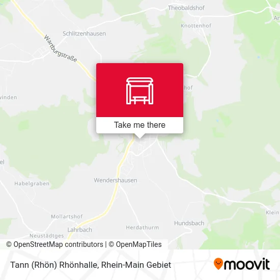 Карта Tann (Rhön) Rhönhalle