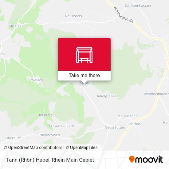 Карта Tann (Rhön)-Habel