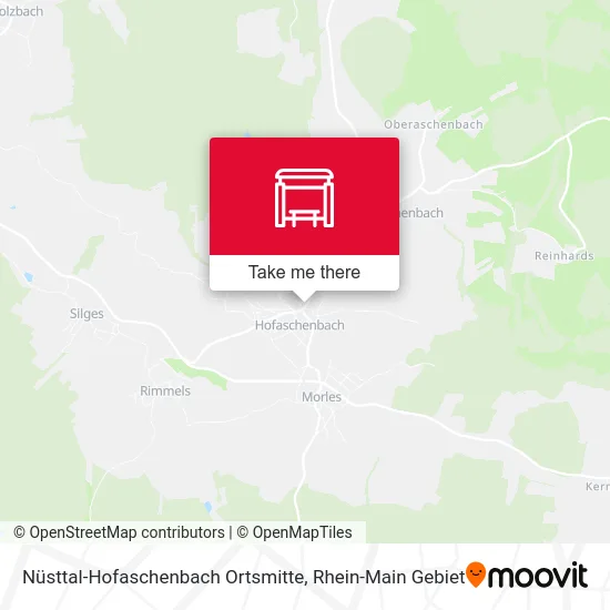Карта Nüsttal-Hofaschenbach Ortsmitte