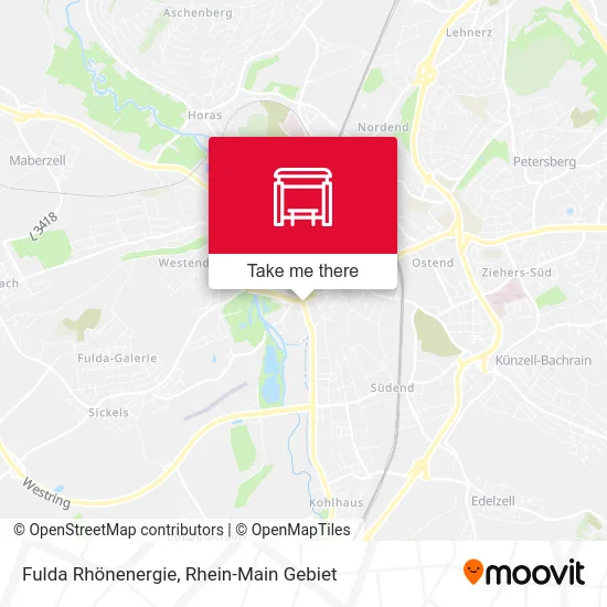 Карта Fulda Rhönenergie