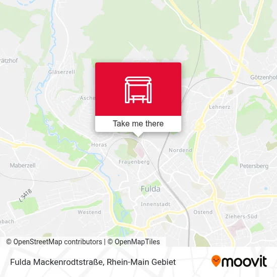 Fulda Mackenrodtstraße map